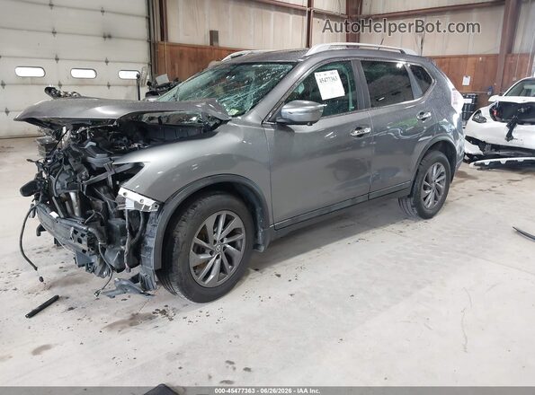 5N1AT2MV5GC871588 2016 NISSAN ROGUE Gray Front left