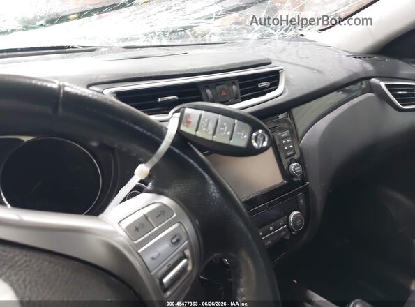 5N1AT2MV5GC871588 2016 NISSAN ROGUE Gray Dashboard view
