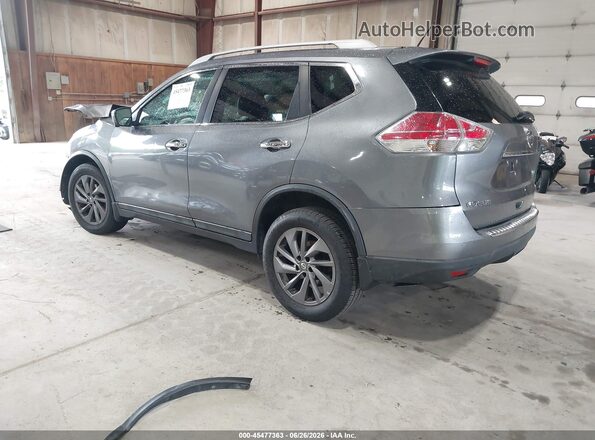 5N1AT2MV5GC871588 2016 NISSAN ROGUE Gray Rear left