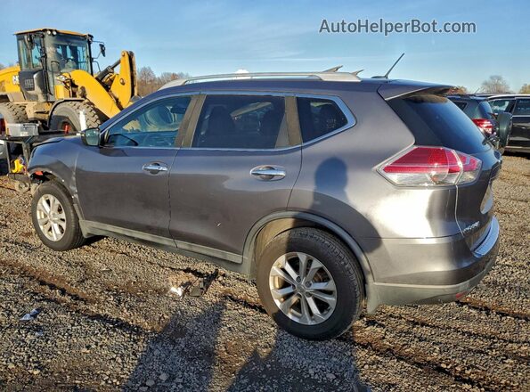 5N1AT2MV5GC919736 2016 NISSAN ROGUE Gray Trasero izquierdo