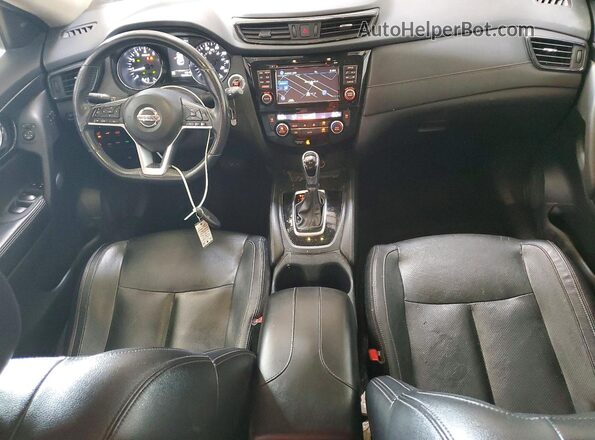 5N1AT2MV5HC731638 2017 NISSAN ROGUE Orange Dashboard view
