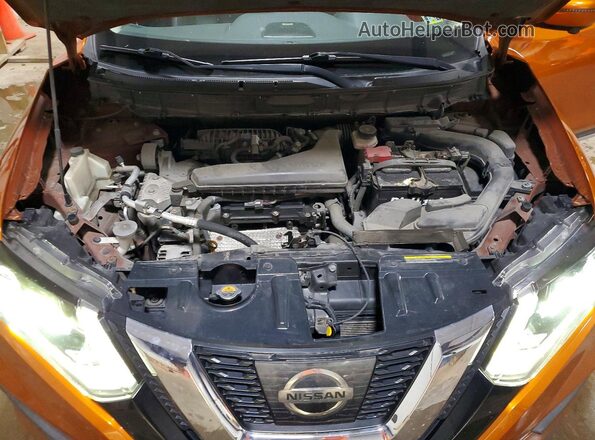 5N1AT2MV5HC731638 2017 NISSAN ROGUE Orange Engine compartment view