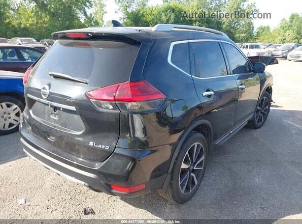 5N1AT2MV5HC765790 2017 NISSAN ROGUE Черный Задняя правая четверть
