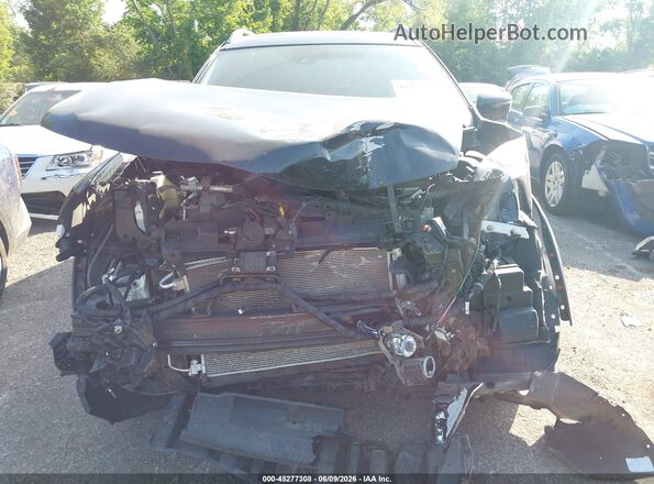 5N1AT2MV5HC765790 2017 NISSAN ROGUE Черный Вид задней части салона