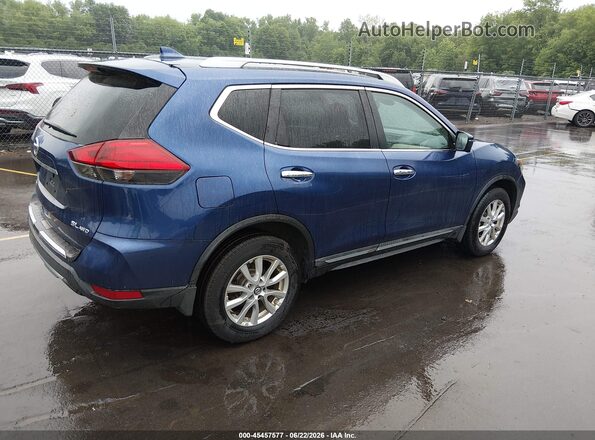 5N1AT2MV5HC822330 2017 NISSAN ROGUE Blue Trasero derecho