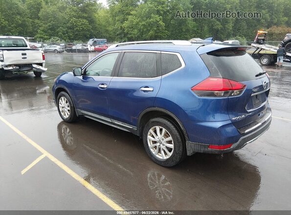 5N1AT2MV5HC822330 2017 NISSAN ROGUE Blue Trasero izquierdo