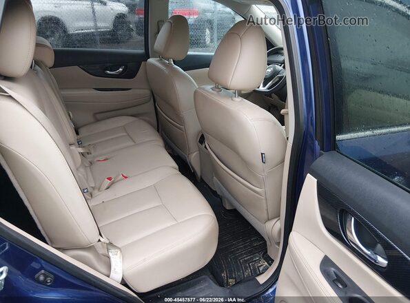 5N1AT2MV5HC822330 2017 NISSAN ROGUE Blue Vista de la etiqueta del VIN