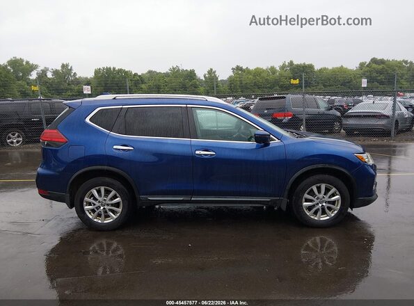 5N1AT2MV5HC822330 2017 NISSAN ROGUE Blue Vista interior trasera
