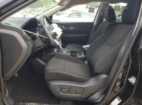 5N1AT2MV5JC804285 2018 NISSAN ROGUE Black Front interior view