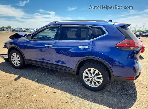 5N1AT2MV5JC806926 2018 NISSAN ROGUE Blue Rear left