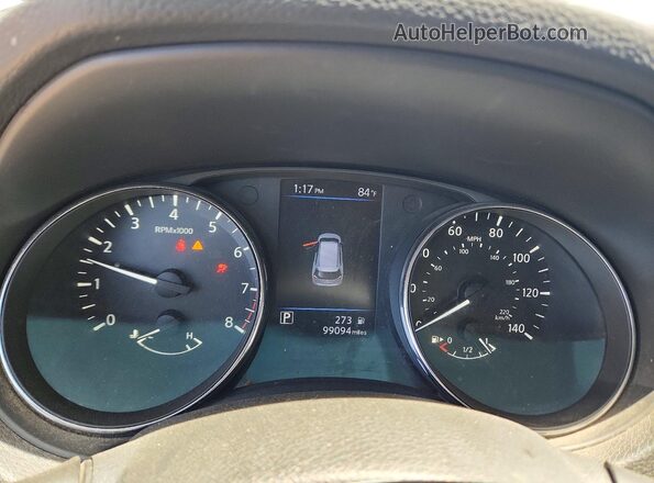 5N1AT2MV5JC806926 2018 NISSAN ROGUE Blue Instrument cluster view