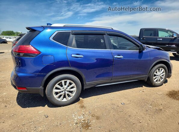 5N1AT2MV5JC806926 2018 NISSAN ROGUE Blue Rear right