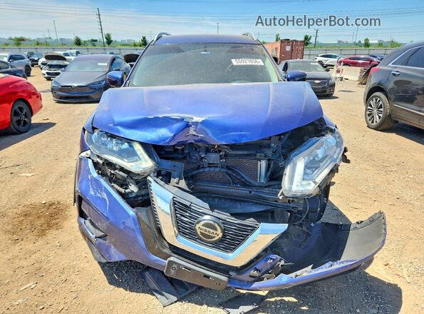 5N1AT2MV5JC806926 2018 NISSAN ROGUE Blue Front view