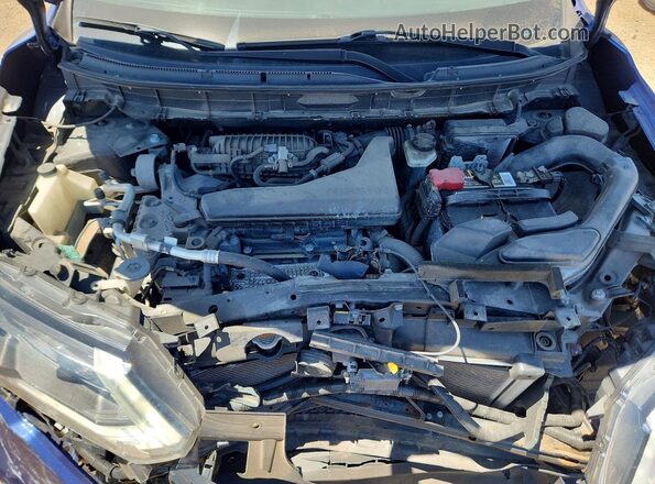 5N1AT2MV5JC806926 2018 NISSAN ROGUE Blue Rear interior view