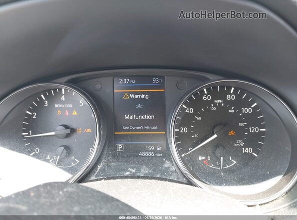5N1AT2MV5JC817554 2018 NISSAN ROGUE Black Вид задніх сидінь