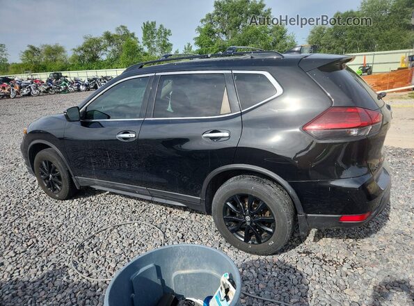 5N1AT2MV5JC826576 2018 NISSAN ROGUE Black უკანა მარცხენა