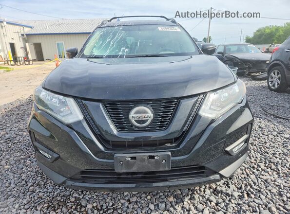 5N1AT2MV5JC826576 2018 NISSAN ROGUE Black წინა ხედი