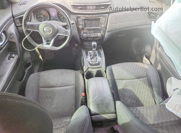 5N1AT2MV5JC826576 2018 NISSAN ROGUE Black წინა პანელის ხედი