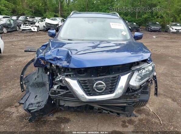 5N1AT2MV5KC747619 2019 NISSAN ROGUE Blue Rear interior view