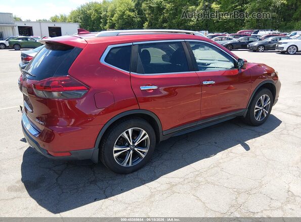 5N1AT2MV5KC772875 2019 NISSAN ROGUE Maroon უკანა მარჯვენა