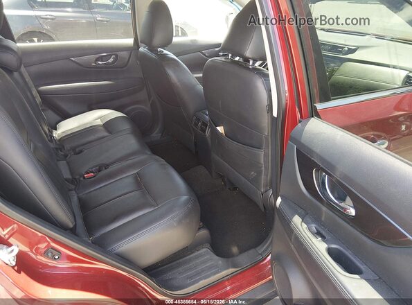 5N1AT2MV5KC772875 2019 NISSAN ROGUE Maroon VIN კოდის სტიკერის ხედი