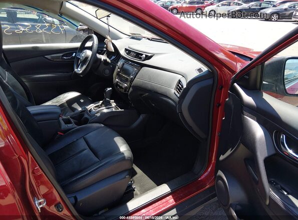 5N1AT2MV5KC772875 2019 NISSAN ROGUE Maroon წინა სალონის ხედი