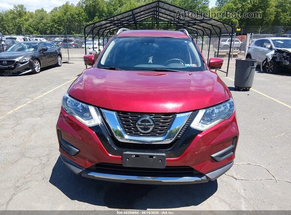5N1AT2MV5KC772875 2019 NISSAN ROGUE Maroon ხელსაწყოთა პანელის ხედი