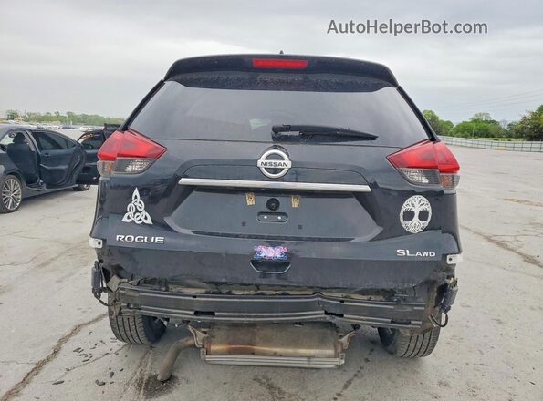 5N1AT2MV5LC746990 2020 NISSAN ROGUE Black Вид ззаду