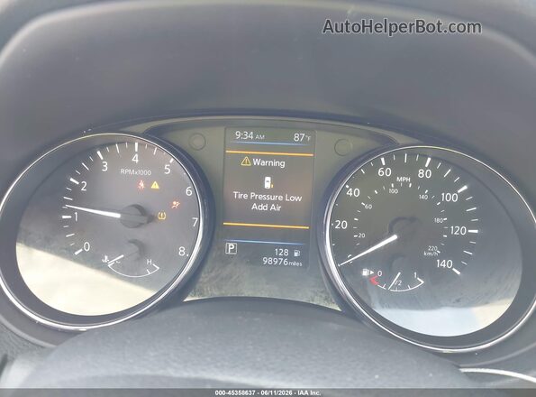 5N1AT2MV5LC803401 2020 NISSAN ROGUE Blue უკანა სავარძლების ხედი