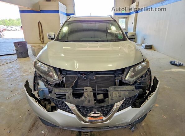 5N1AT2MV6GC795251 2016 NISSAN ROGUE Silver Front view