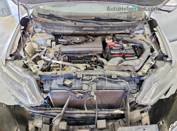5N1AT2MV6GC795251 2016 NISSAN ROGUE Silver Engine compartment view