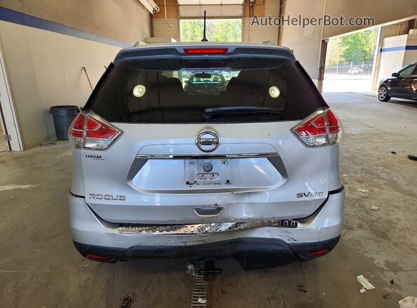 5N1AT2MV6GC795251 2016 NISSAN ROGUE Silver Rear view