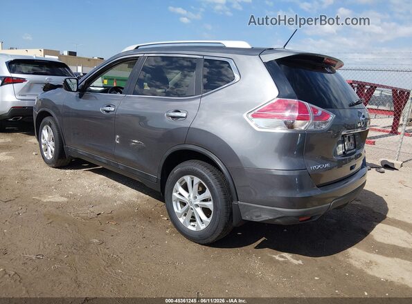 5N1AT2MV6GC798571 2016 NISSAN ROGUE Gray Trasero izquierdo
