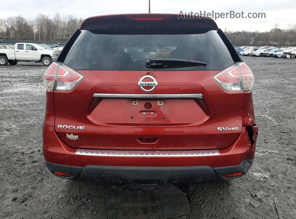 5N1AT2MV6GC830967 2016 NISSAN ROGUE Red 