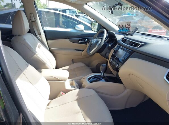 5N1AT2MV6GC848868 2016 NISSAN ROGUE Black Front interior view