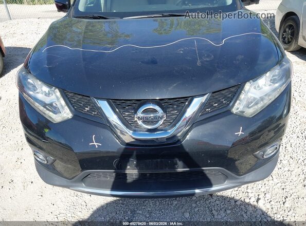 5N1AT2MV6GC848868 2016 NISSAN ROGUE Black Instrument cluster view