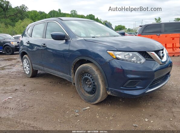 5N1AT2MV6GC888240 2016 NISSAN ROGUE Blue 