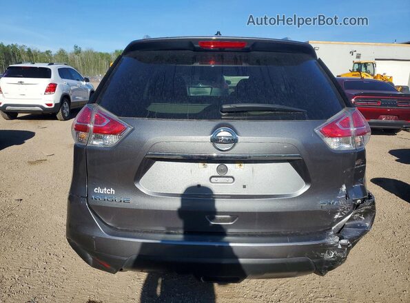 5N1AT2MV6GC894605 2016 NISSAN ROGUE Gray Rear view