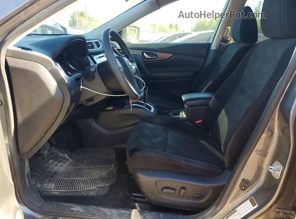 5N1AT2MV6GC894605 2016 NISSAN ROGUE Gray Front interior view