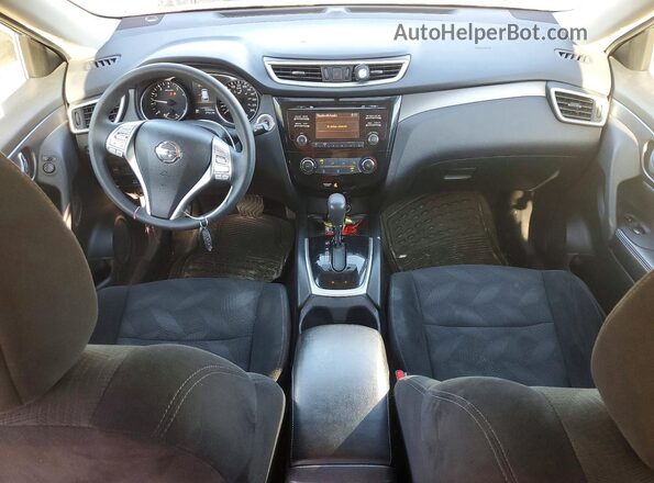 5N1AT2MV6GC894605 2016 NISSAN ROGUE Gray Dashboard view