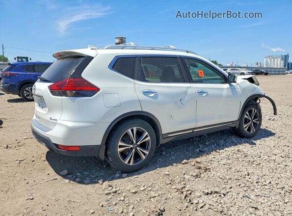 5N1AT2MV6HC738582 2017 NISSAN ROGUE Белый Задняя правая четверть
