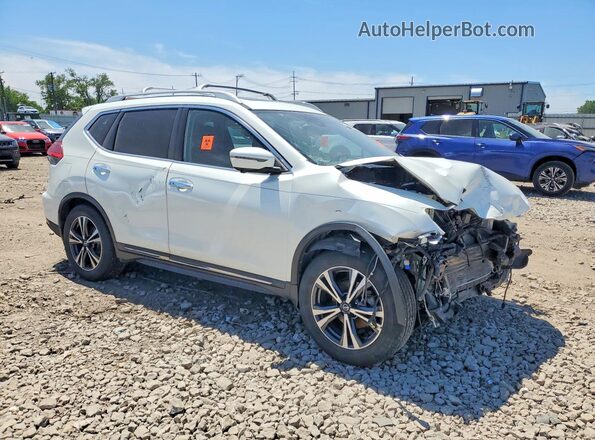 5N1AT2MV6HC738582 2017 NISSAN ROGUE Белый Передняя правая четверть
