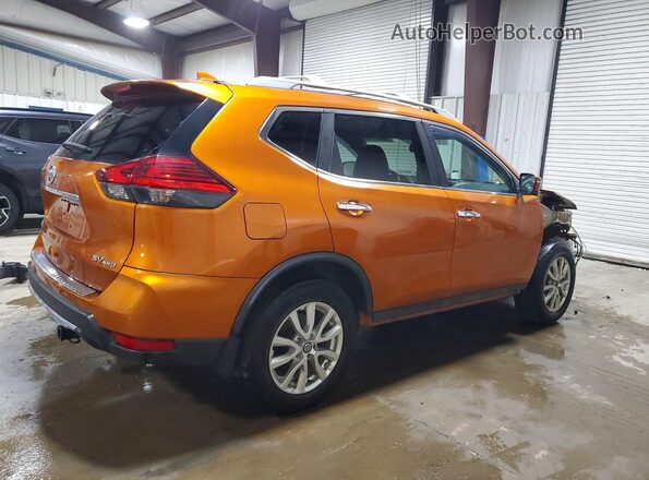 5N1AT2MV6HC761599 2017 NISSAN ROGUE Orange Задня права чверть