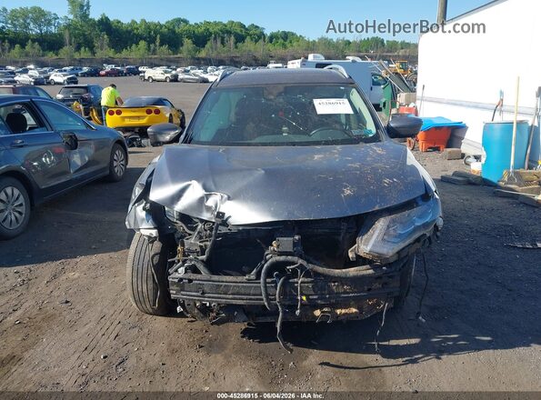5N1AT2MV6HC794585 2017 NISSAN ROGUE Gray წინა პანელის ხედი