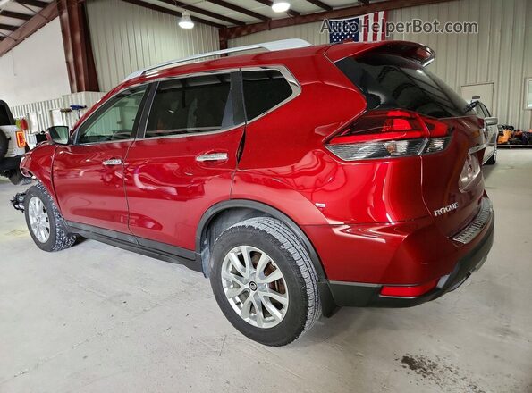 5N1AT2MV6JC752455 2018 NISSAN ROGUE Red Հետևի ձախ