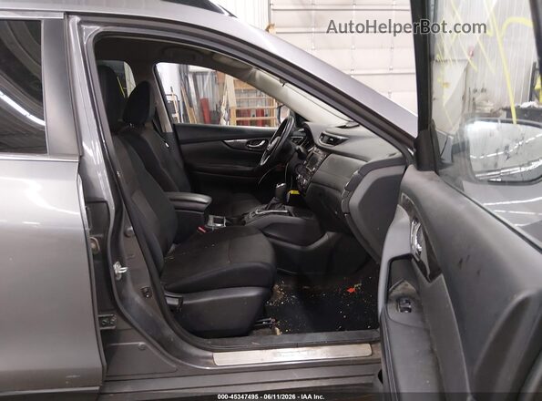 5N1AT2MV6JC819197 2018 NISSAN ROGUE Gray Widok wnętrza z przodu