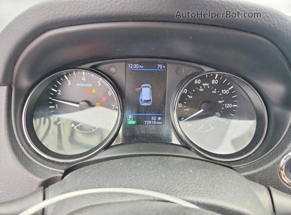 5N1AT2MV6JC826294 2018 NISSAN ROGUE Black Instrument cluster view