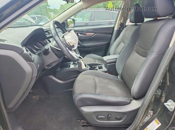 5N1AT2MV6JC826294 2018 NISSAN ROGUE Black Front interior view