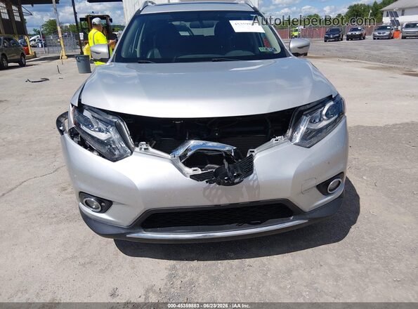 5N1AT2MV7GC754305 2016 NISSAN ROGUE Silver Դիմացի տեսք