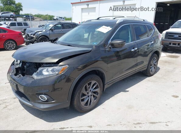 5N1AT2MV7GC759309 2016 NISSAN ROGUE Green წინა მარცხენა ხედი სამი მეოთხედიდან